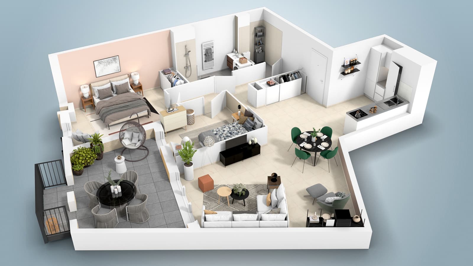 Agde — Située dans un environnement urbain dynamique, cette nouvelle réalisation propose une sélection d’ap... — Miniature 2