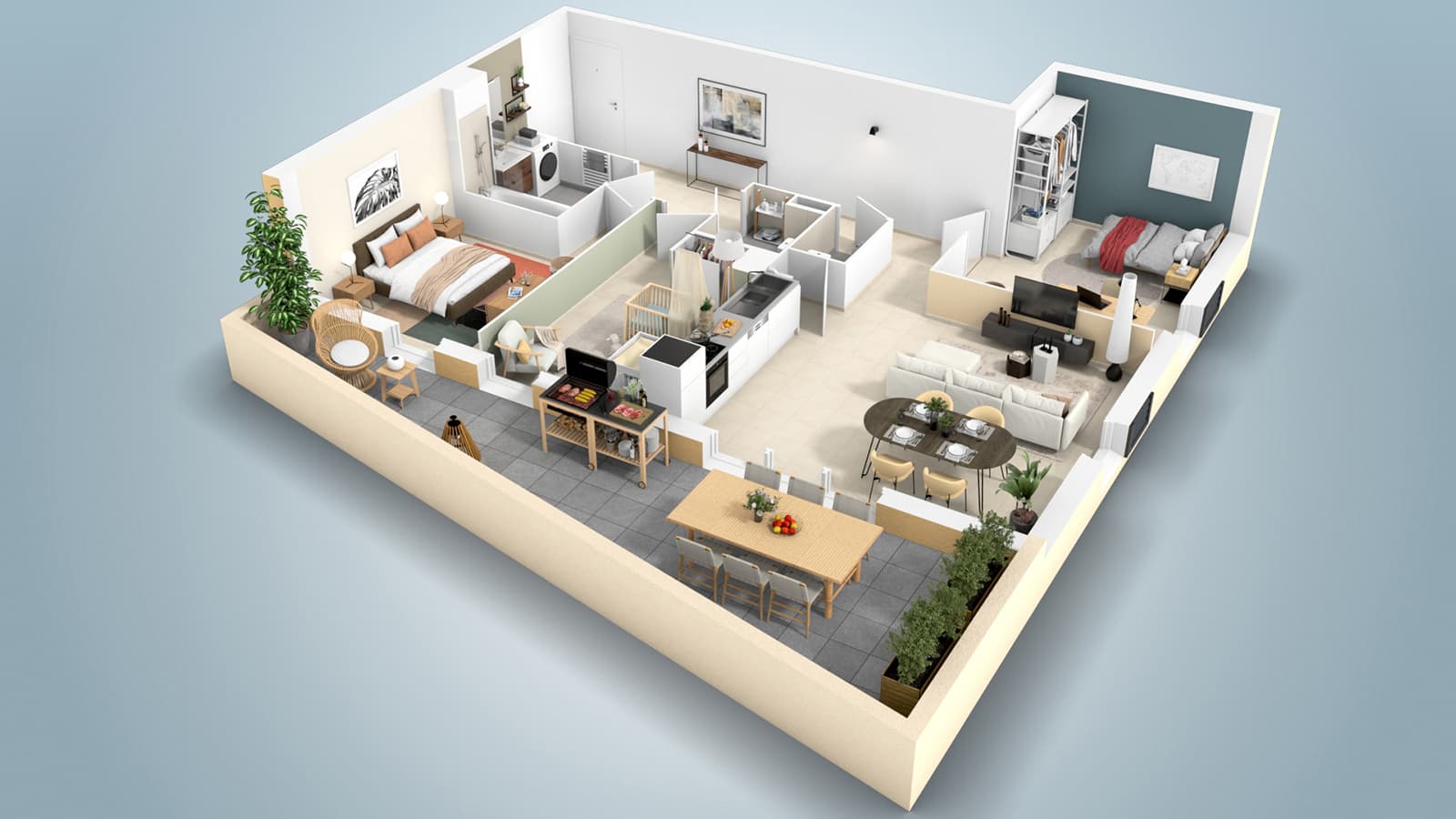 Agde — Située dans un environnement urbain dynamique, cette nouvelle réalisation propose une sélection d’ap... — Miniature 3