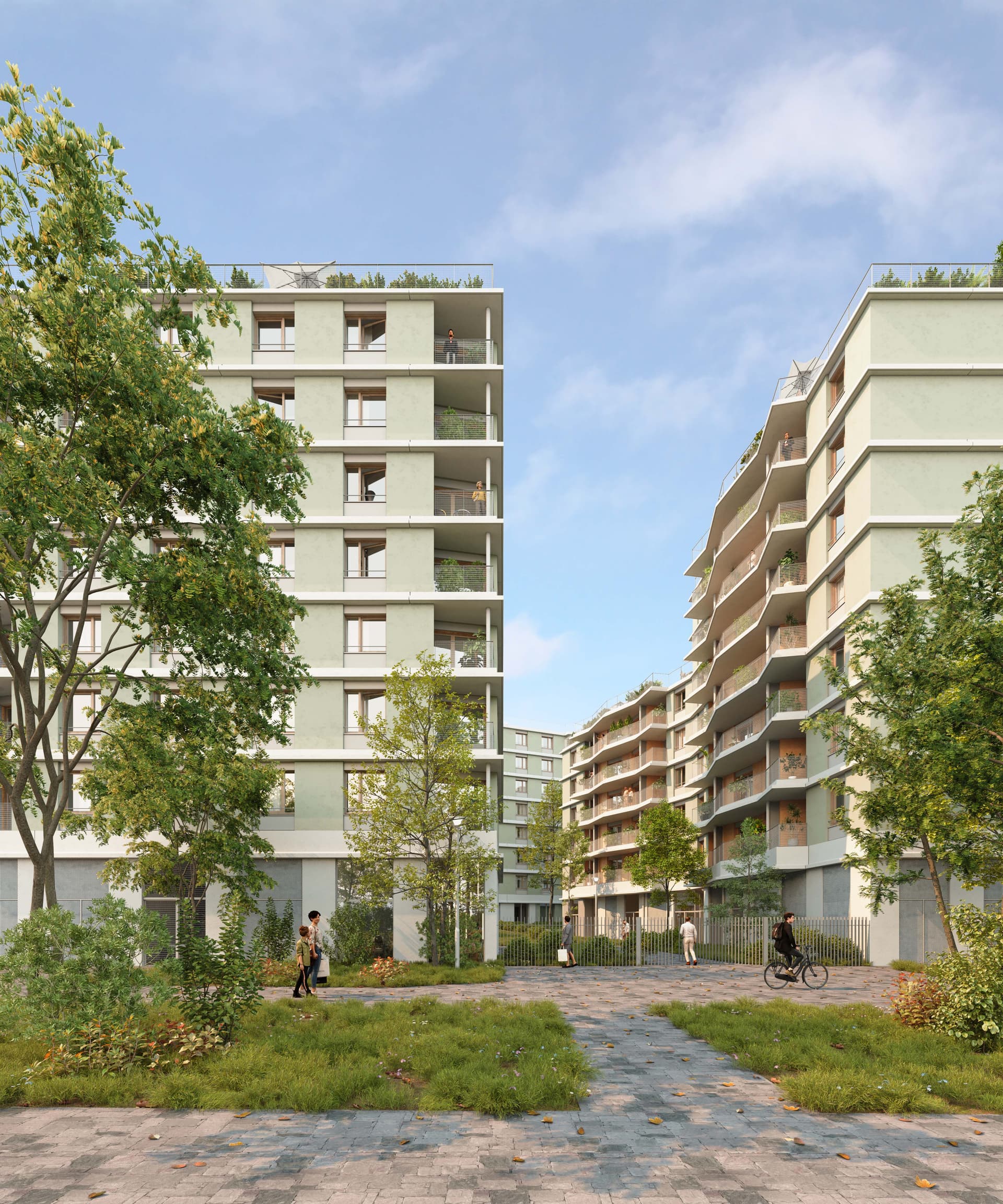 Aubervilliers — Située dans un environnement résidentiel agréable, cette nouvelle réalisation propose une sélection ... — Miniature 2