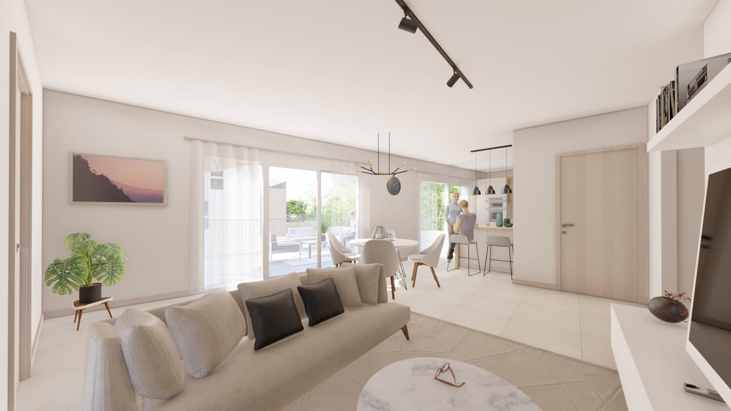 Ecully — Au sein d’un ensemble résidentiel à taille humaine composé de 51 appartements, dont 13 destinés au l... — Miniature 3