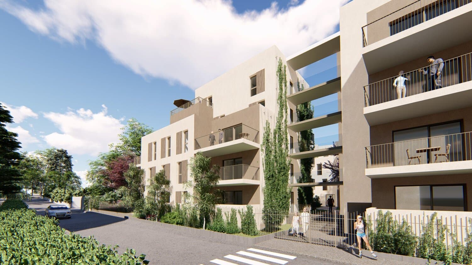 Ecully — Au sein d’un ensemble résidentiel à taille humaine composé de 51 appartements, dont 13 destinés au l... — Miniature 4