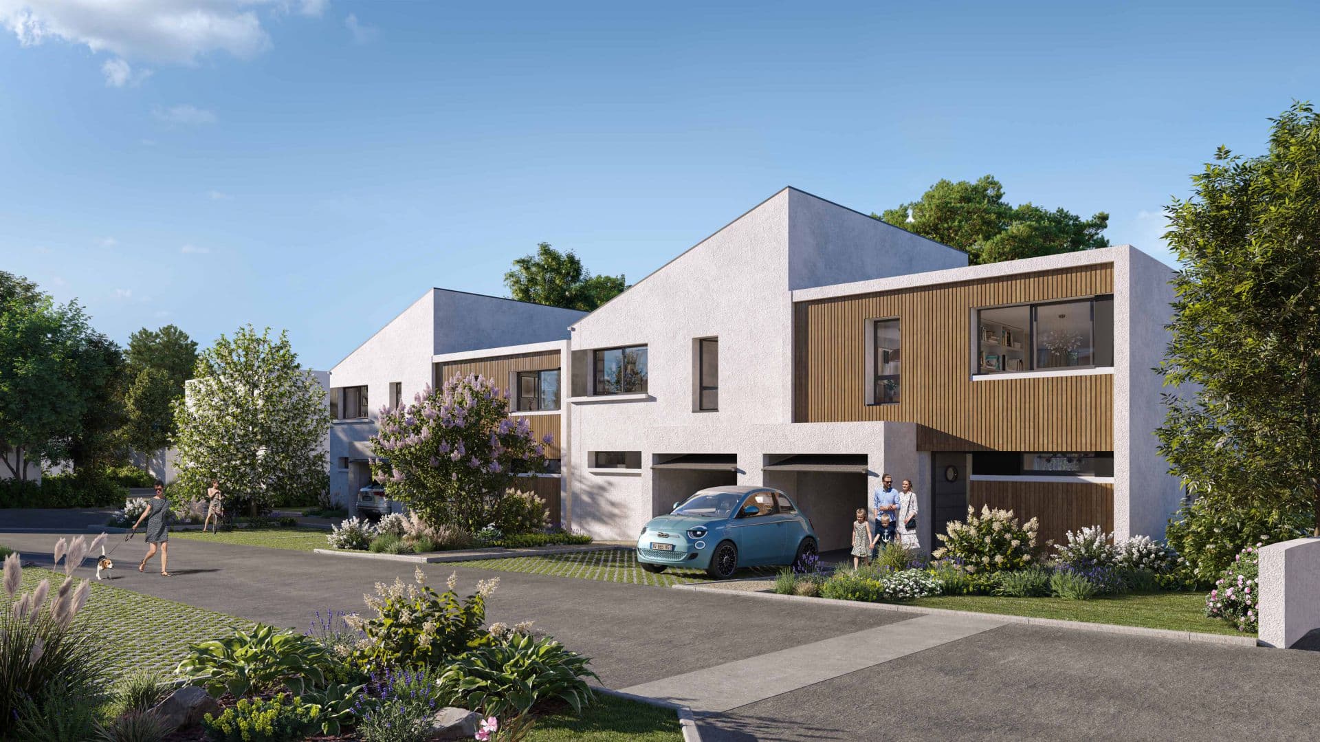 Pornichet — Situées au cœur de Pornichet, ces maisons contemporaines se distinguent par leur architecture élégan... — Miniature 2