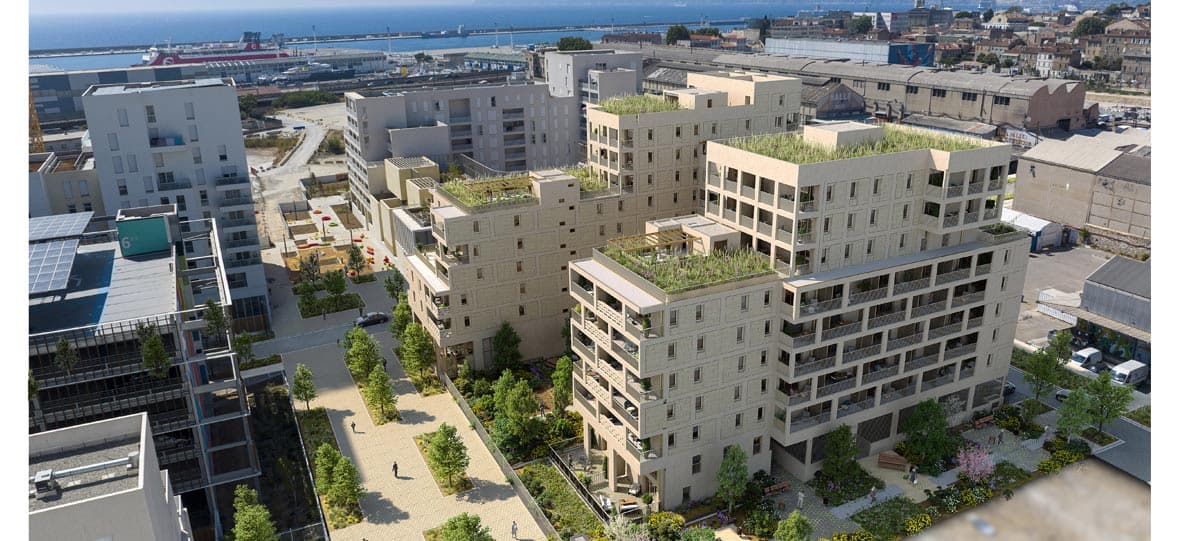 Marseille 15e Arrondissement — Située au cœur d’un environnement urbain dynamique, cette nouvelle résidence propose des appartement... — Miniature 2