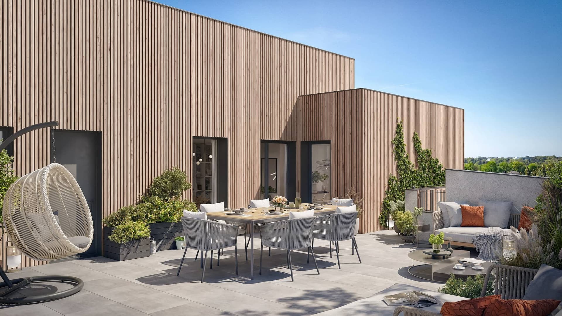 Chaville — Idéalement située à proximité immédiate de la mairie et de la place du marché, cette résidence à tai... — Miniature 2