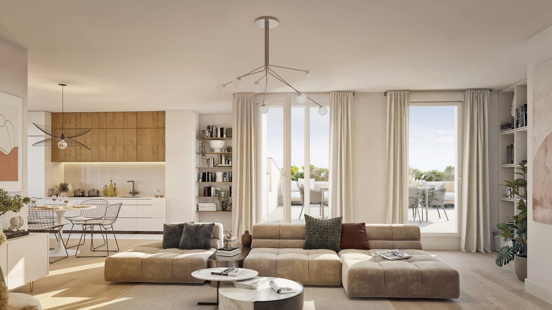 Chaville — Idéalement située à proximité immédiate de la mairie et de la place du marché, cette résidence à tai... — Miniature 4