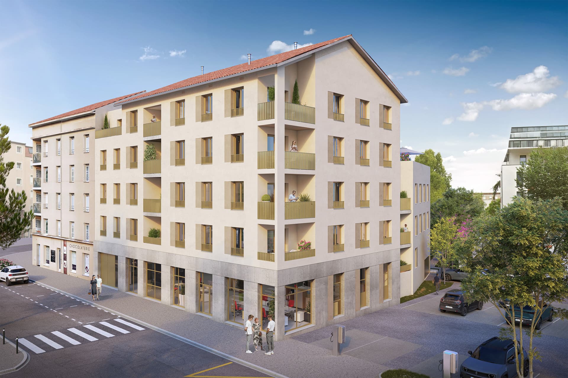 Fontaines-sur-Saone — Située à Fontaines-sur-Saône, cette nouvelle résidence propose 24 appartements, du 2 au 4 pièces, ch... — Miniature 4