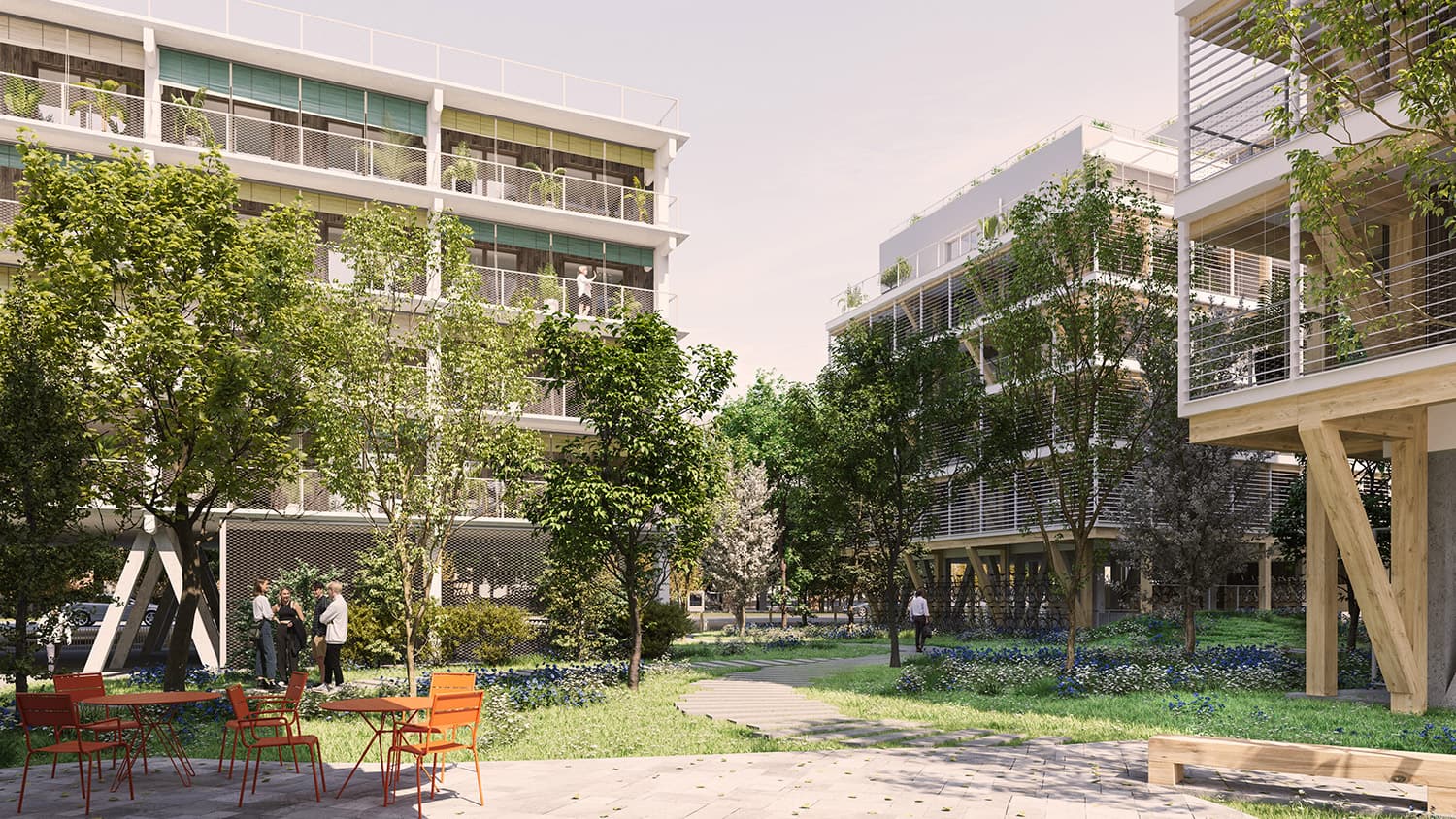 Vénissieux — Située au sein du quartier dynamique de Parilly, dans la ZAC Grand Parilly, cette nouvelle résidence... — Miniature 4