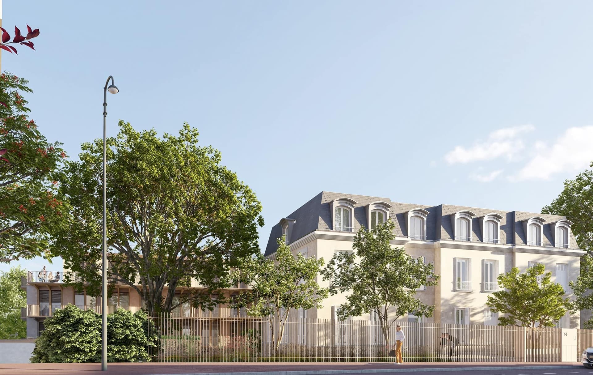 Sceaux — Située à proximité immédiate du centre-ville de Sceaux, cette résidence offre un cadre de vie partic... — Miniature 6