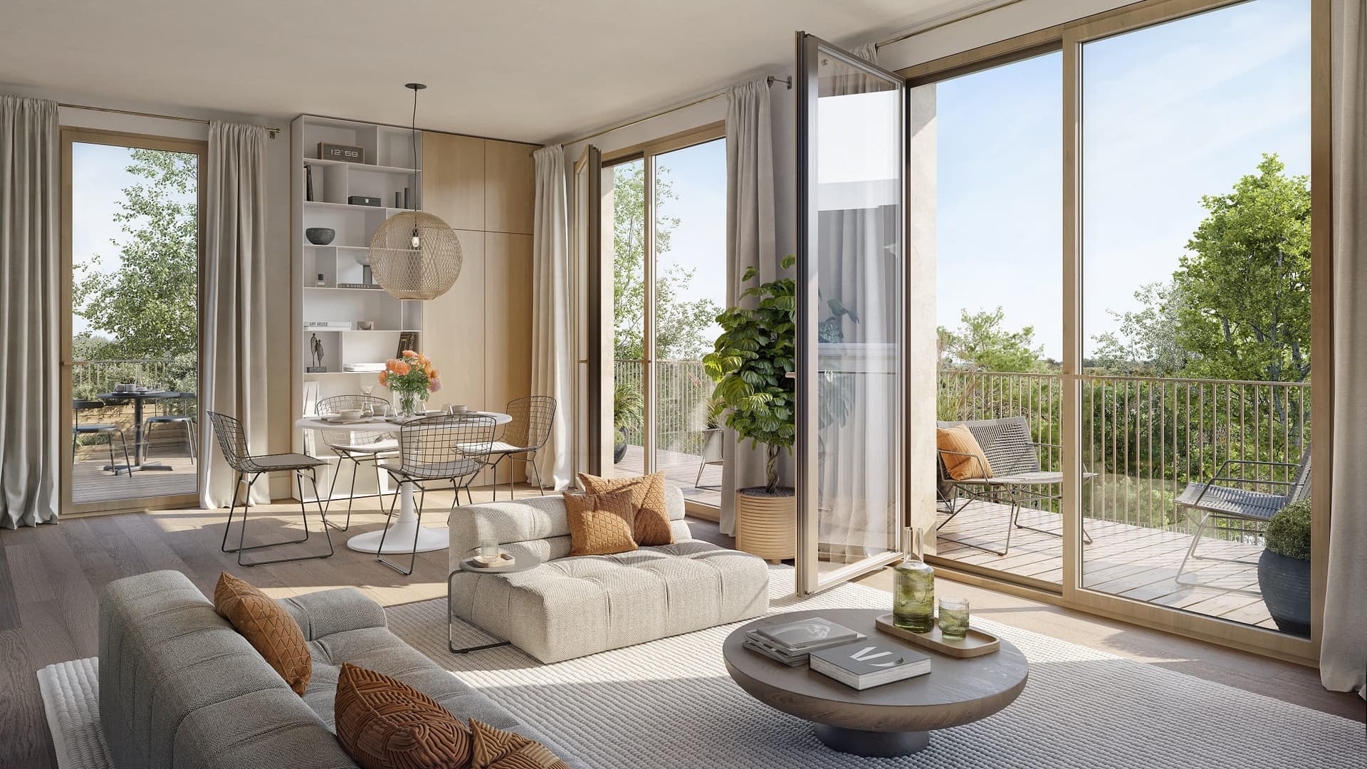 Sceaux — Située à proximité immédiate du centre-ville de Sceaux, cette résidence offre un cadre de vie partic... — Miniature 7