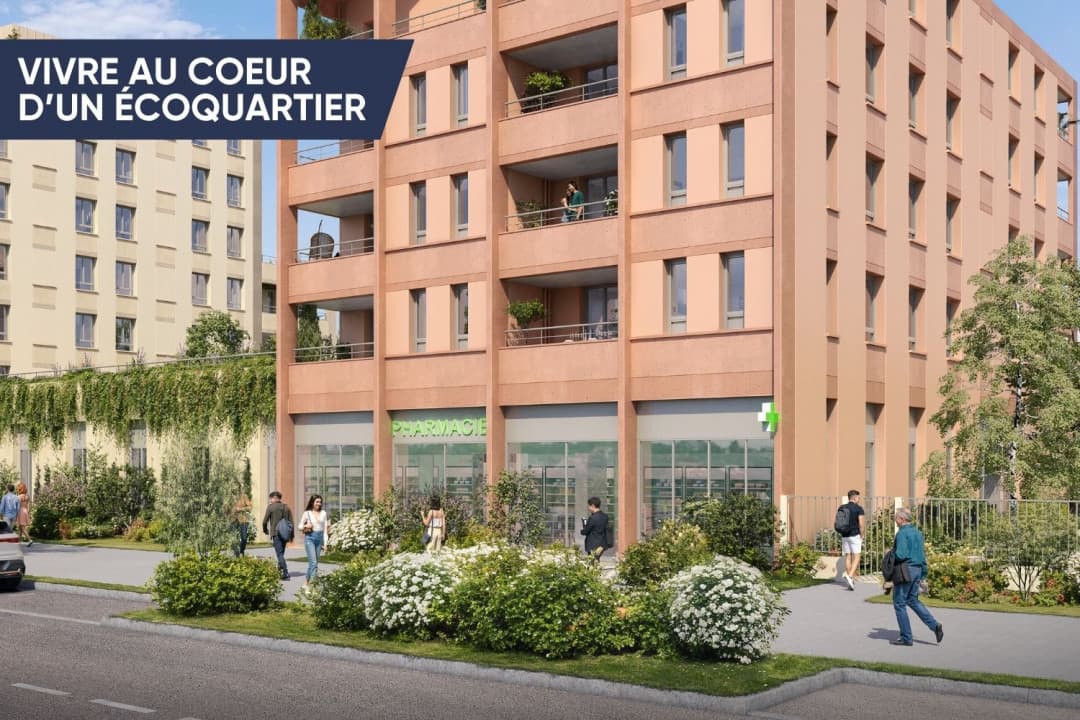Dijon — Située au cœur de l’écoquartier du Jardin des Maraîchers, cette résidence à taille humaine bénéficie... — Miniature 4
