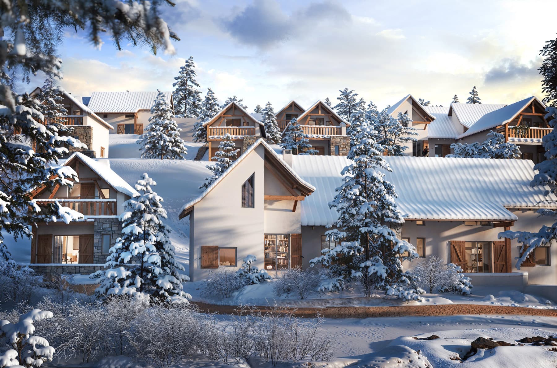 Seix — Situé au cœur d’un environnement préservé, cet ensemble résidentiel se distingue par la réhabilitati... — Miniature 3