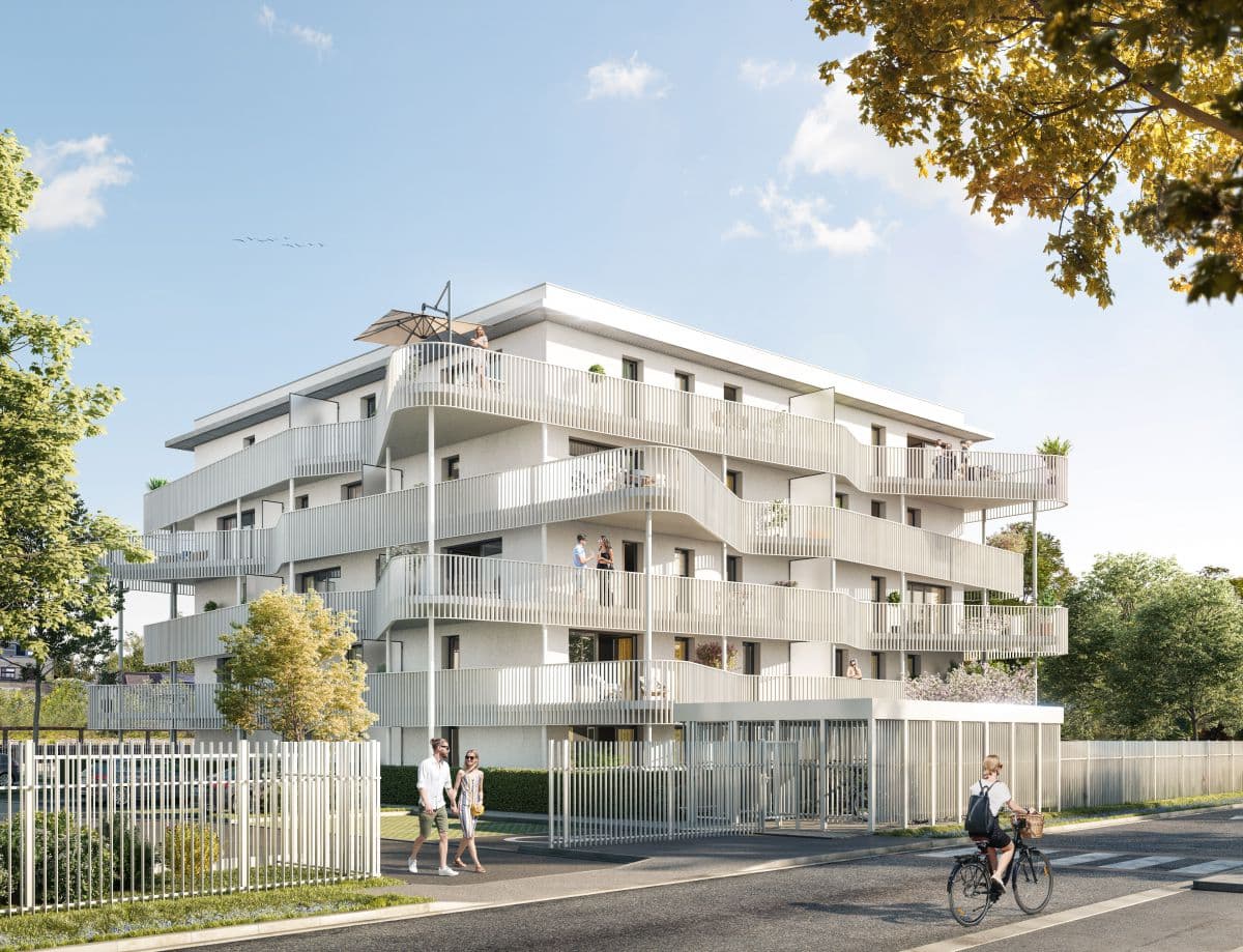 Arques — Située en bordure du canal de Neufossé, cette résidence contemporaine propose des appartements spaci... — Miniature 3
