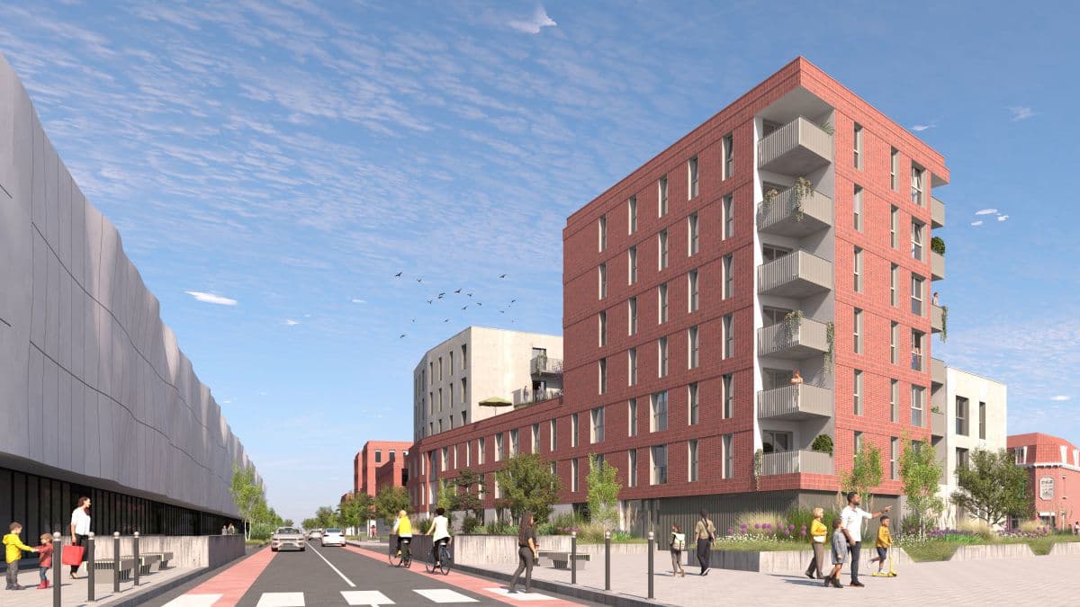 Lille — Situé au cœur du quartier Faubourg de Béthune à Lille, ce projet résidentiel se distingue par son ar... — Miniature 4