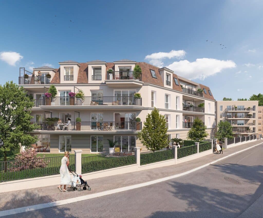 Montlhery — Située au sud de Paris, à Montlhéry, cette nouvelle résidence s’inscrit dans un environnement réside... — Miniature 2