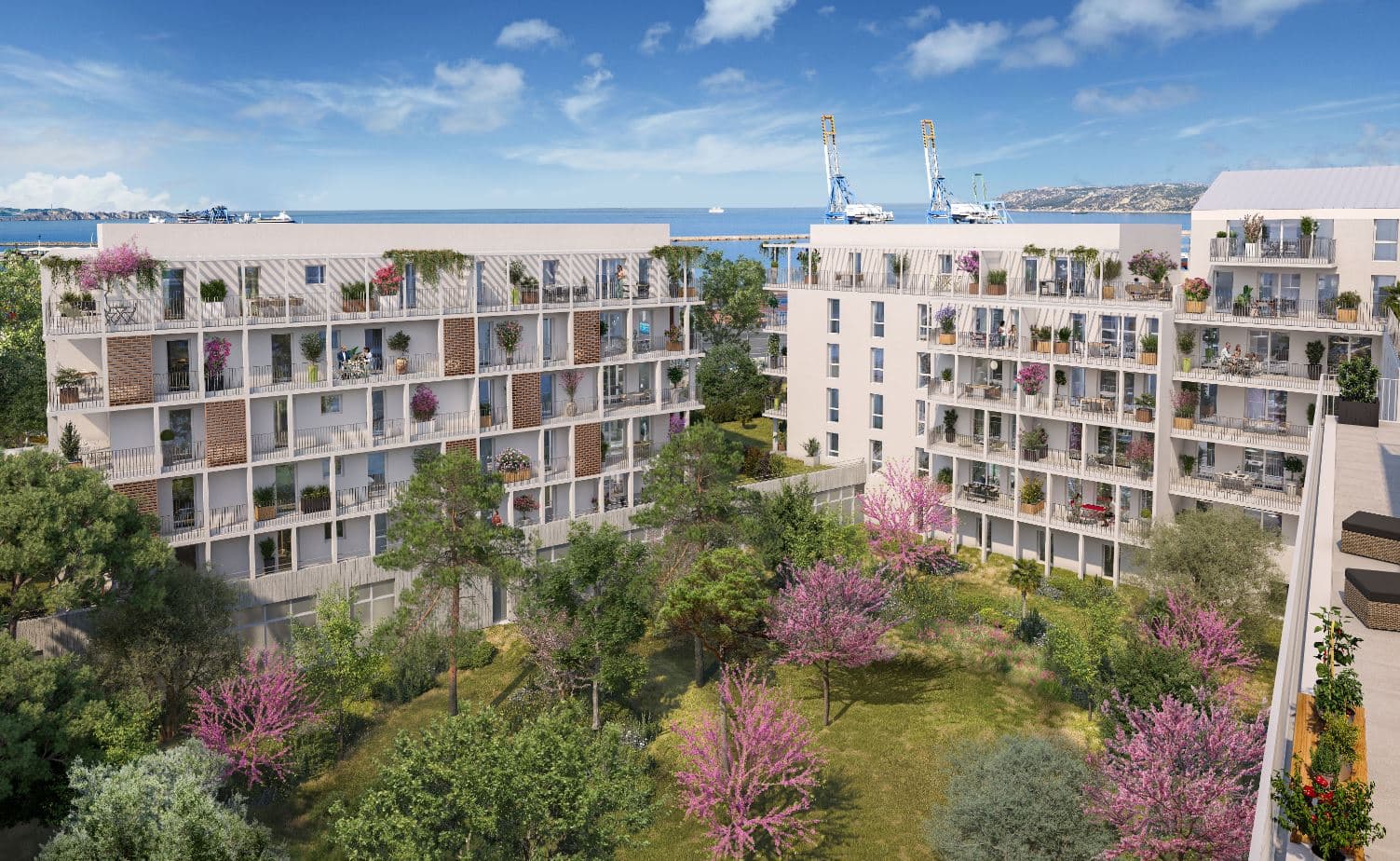 Marseille 16e — Située dans le 16e arrondissement de Marseille, cette nouvelle résidence s’intègre au cœur du quarti... — Miniature 3