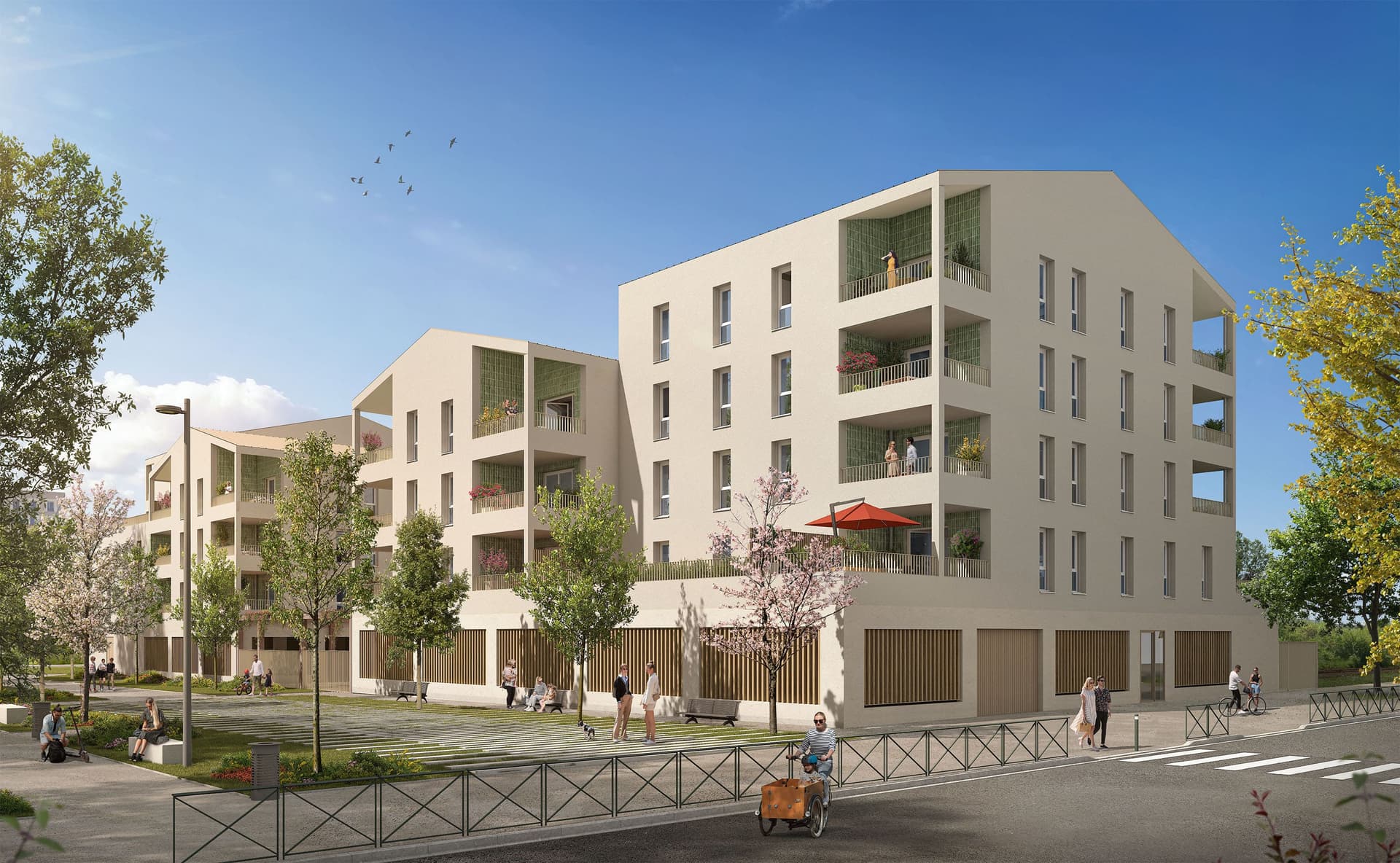 Grigny — Située dans un environnement résidentiel agréable, cette nouvelle réalisation propose des appartemen... — Photo 1