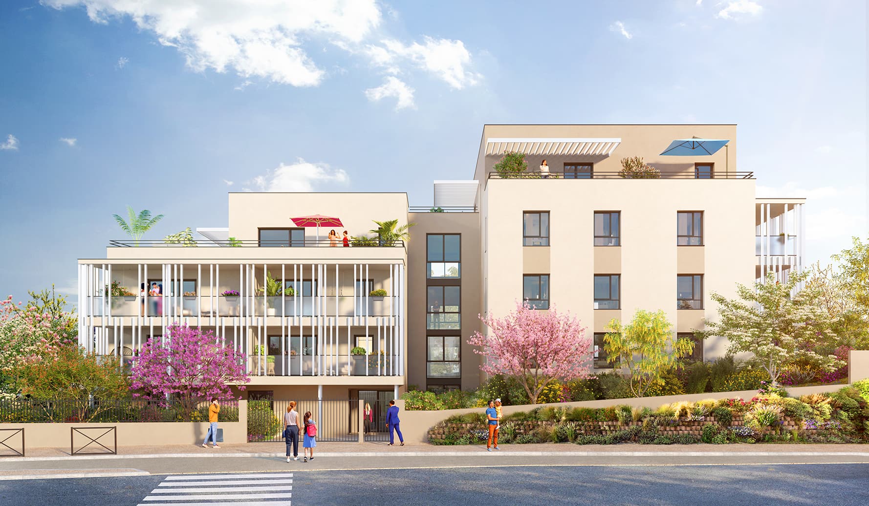 Rillieux la Pape — Cette résidence intimiste propose une sélection de 16 appartements, déclinés du deux au cinq pièces.... — Miniature 2