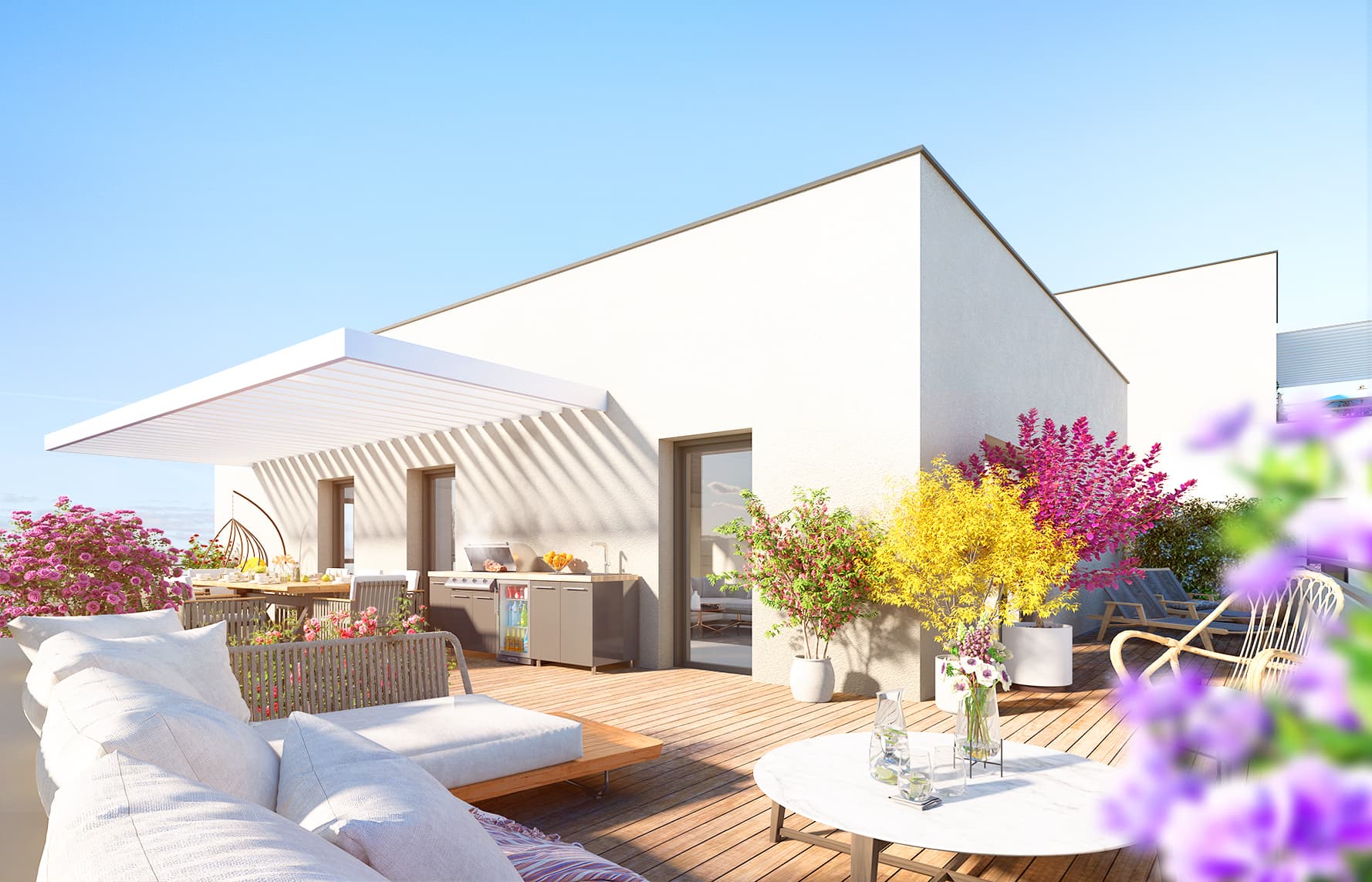 Rillieux la Pape — Cette résidence intimiste propose une sélection de 16 appartements, déclinés du deux au cinq pièces.... — Miniature 3