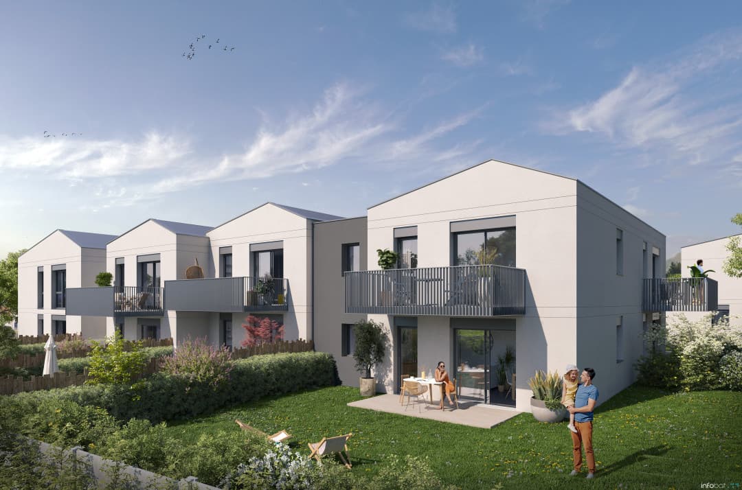 Pessac — Située à Pessac, cette résidence intimiste propose un cadre de vie agréable, calme et connecté, à pr... — Miniature 4