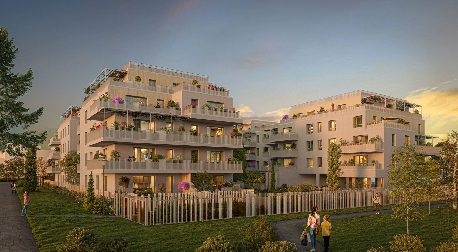 Vitrolles — Située à Vitrolles, cette nouvelle résidence propose des appartements du 2 au 4 pièces en duplex, of... — Miniature 3