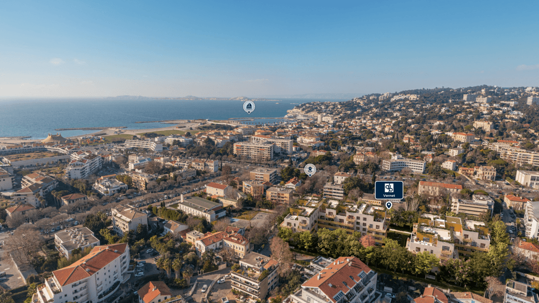 Marseille — Située dans le secteur prisé du 8ᵉ arrondissement de Marseille, cette nouvelle résidence propose des... — Miniature 5