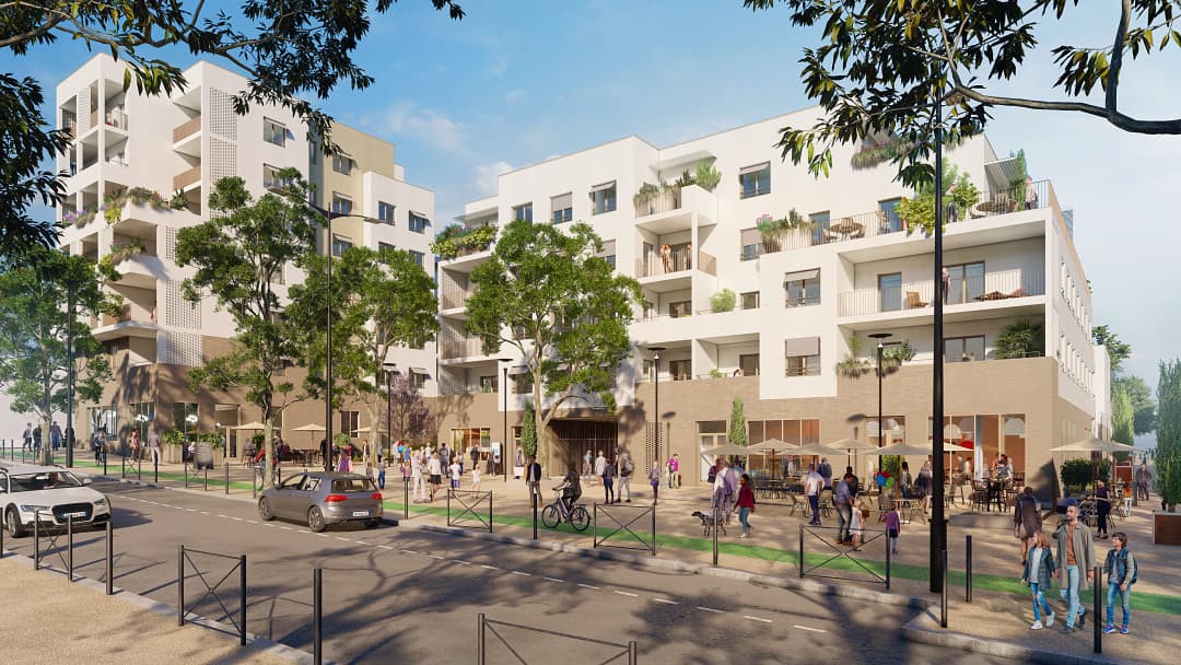 Marseille — Située au pied du Massif de l’Étoile, cette nouvelle résidence se distingue par son emplacement priv... — Miniature 5