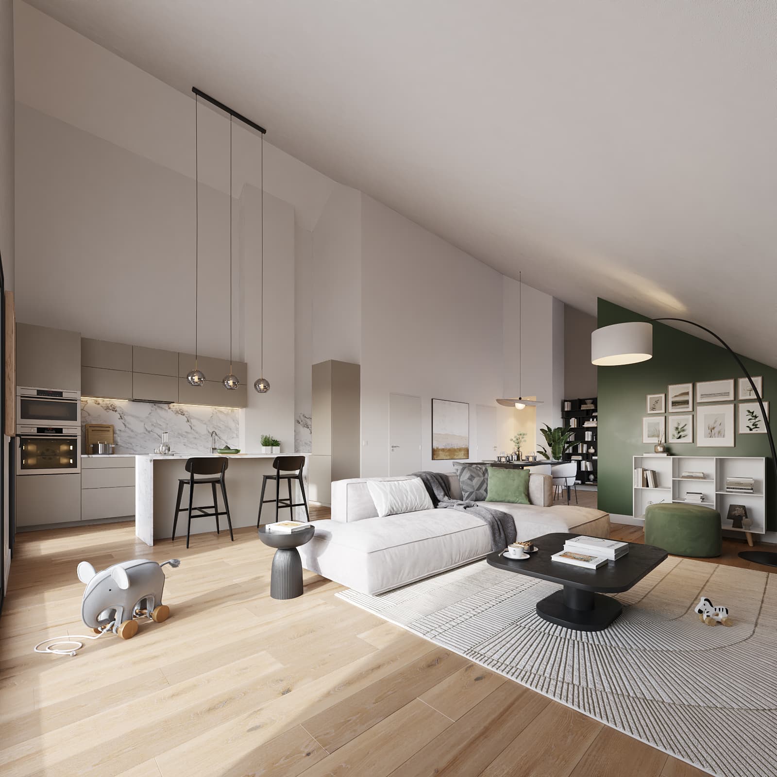 Quincampoix — Située dans un environnement paisible, cette nouvelle résidence propose des appartements spacieux de... — Miniature 2