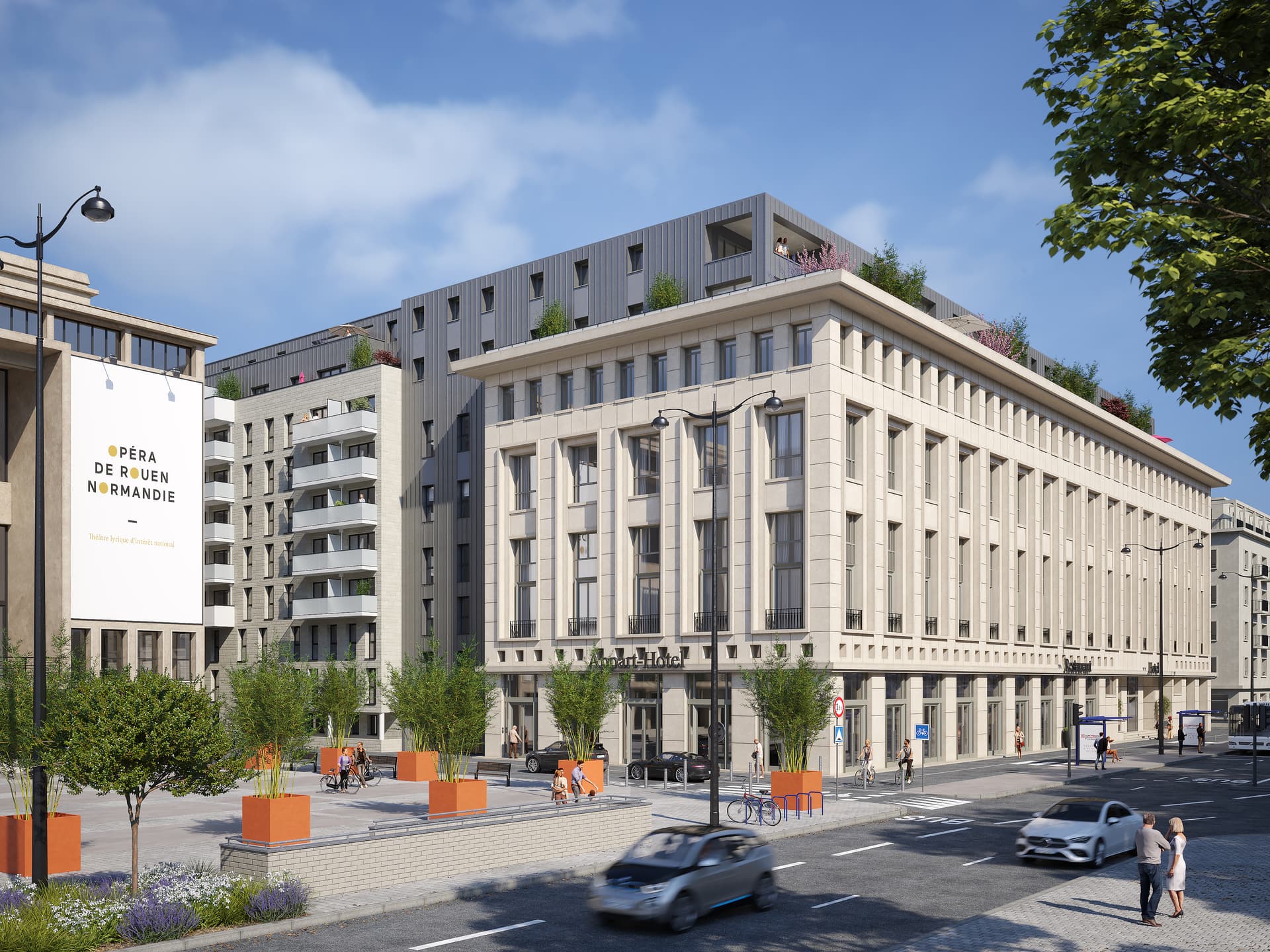 Rouen — Située au cœur d’un environnement urbain dynamique, cette résidence neuve propose des appartements d... — Miniature 2