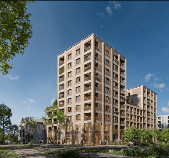 Aubervilliers — Située à Aubervilliers, cette résidence se distingue par une implantation privilégiée, en retrait de... — Photo 1