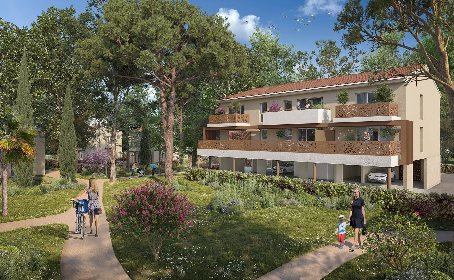 Avignon — Située dans le quartier recherché de Montfavet, à Avignon, cette nouvelle résidence à taille humaine... — Photo 1