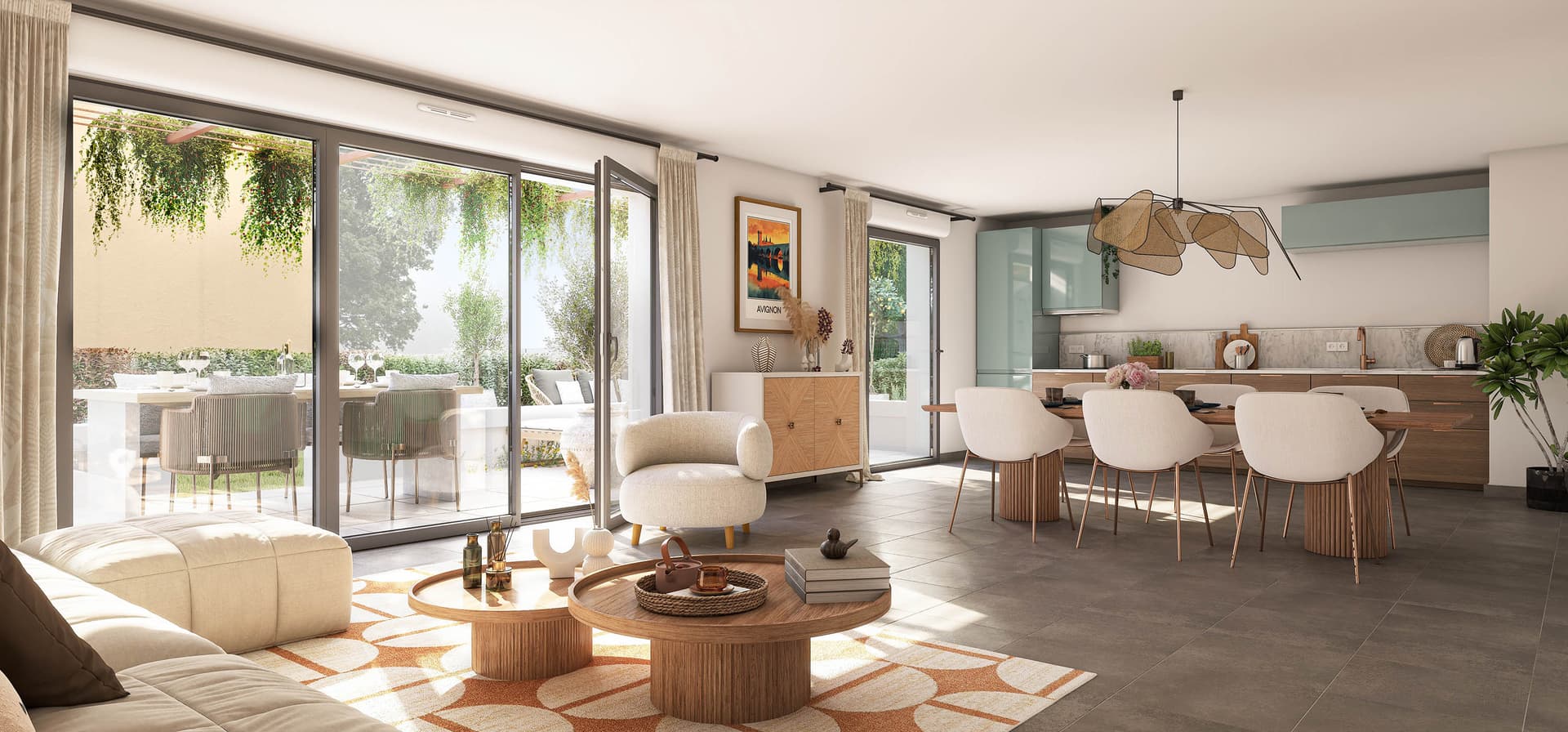 Avignon — Située dans le quartier recherché de Montfavet, à Avignon, cette nouvelle résidence à taille humaine... — Miniature 4