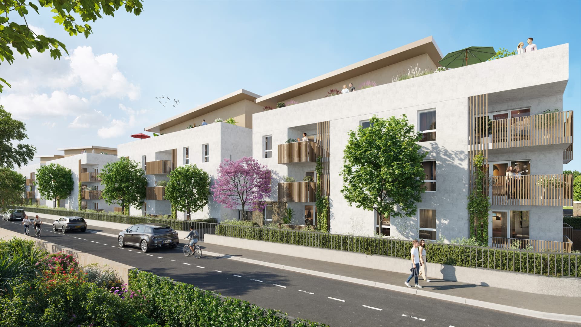 Nîmes — Située dans un environnement paisible, cette résidence neuve propose des appartements aux typologies...