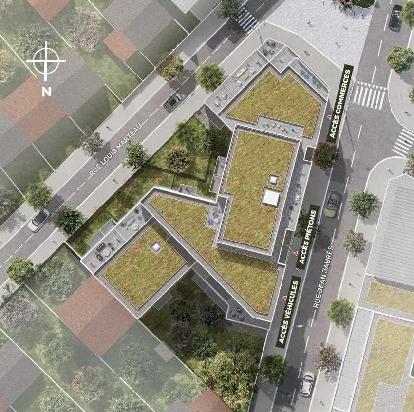 Stains — À Stains, une nouvelle résidence propose des appartements contemporains, du 2 au 4 pièces, conçus po... — Miniature 5