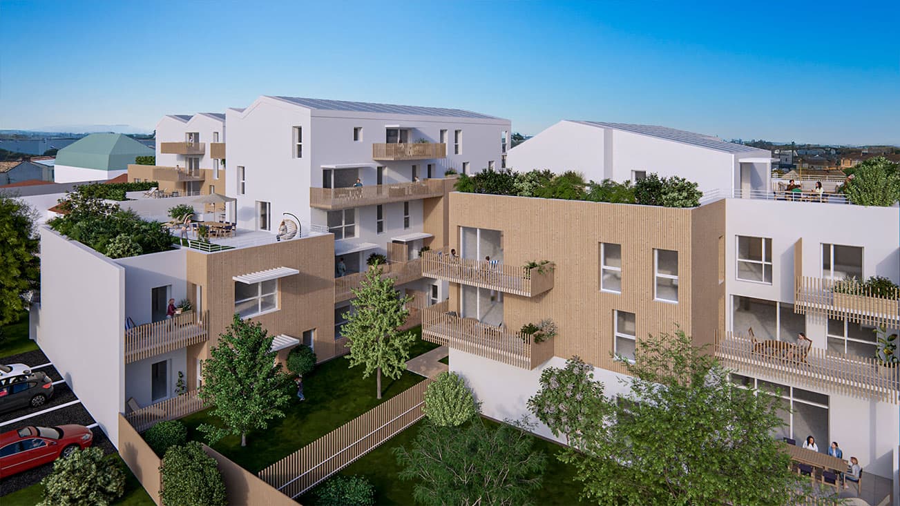 la Rochelle — Située à La Rochelle, cette résidence contemporaine propose 40 appartements allant du T1 bis au T5, ... — Miniature 6