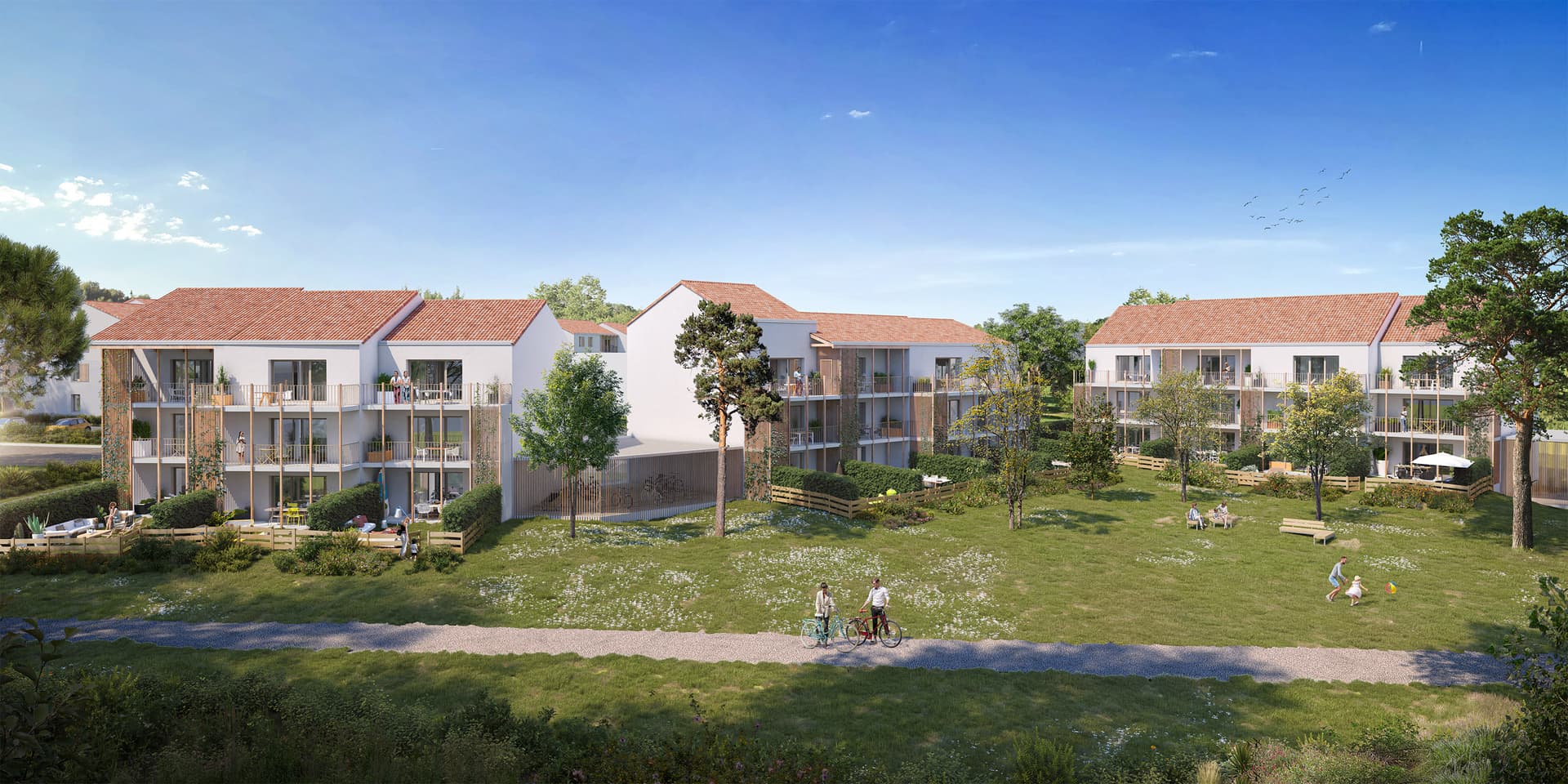 Pornic — Située à proximité immédiate du bourg du Clion-sur-Mer, cette nouvelle réalisation s’inscrit dans le... — Miniature 4