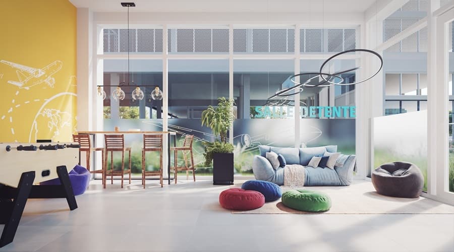 Toulouse — Située au cœur du quartier prisé de Rangueil, cette résidence étudiante se distingue par son archite... — Miniature 4