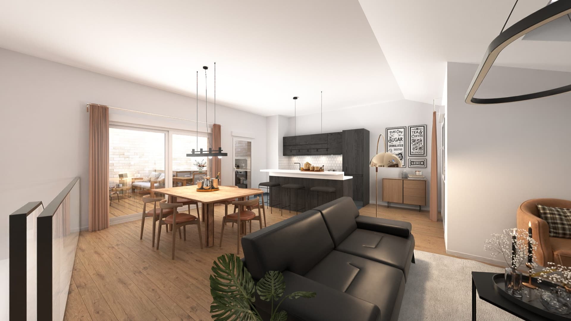 Bordeaux — Situé au cœur du secteur historique préservé de Saint Michel, ce logement de quatre pièces avec terr... — Photo 1