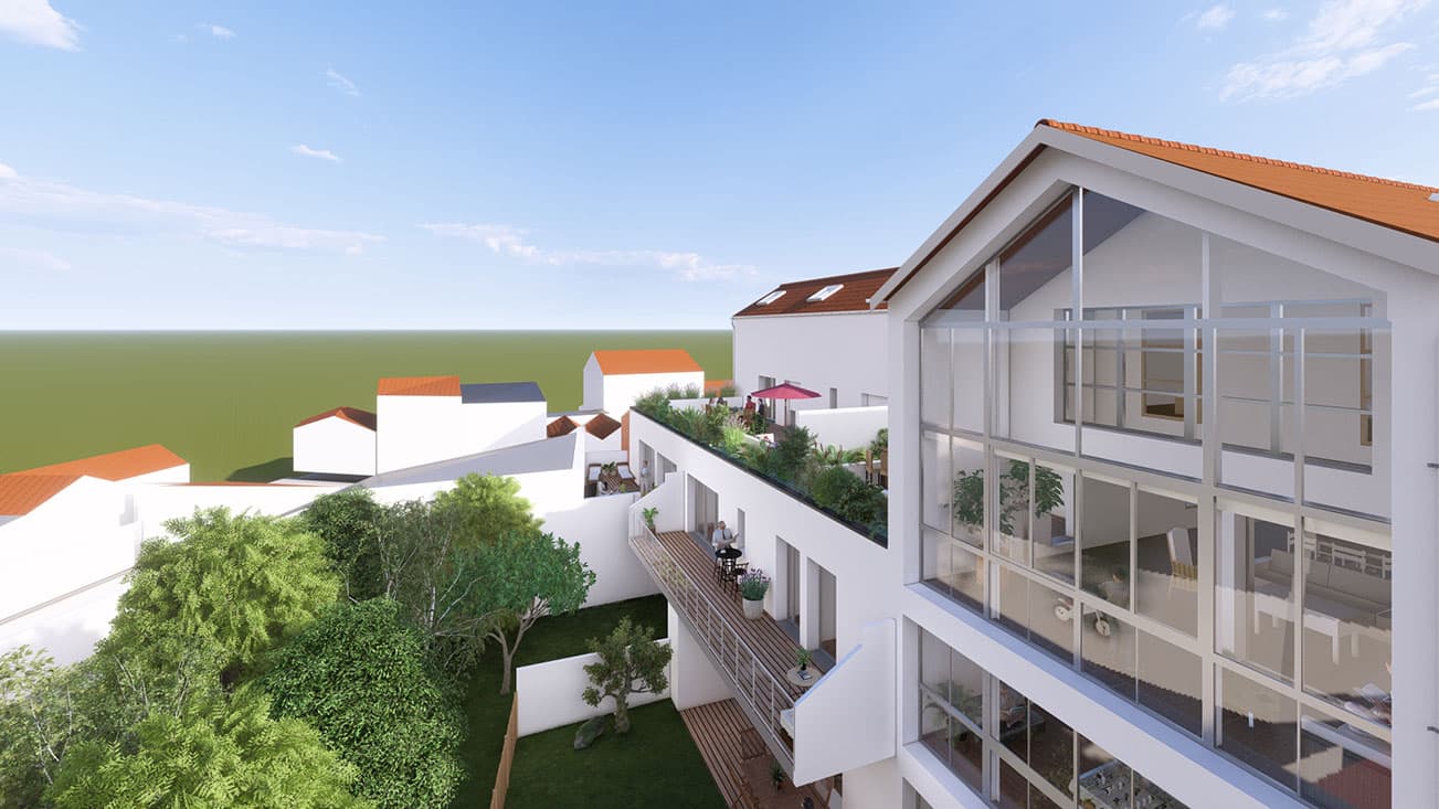 la Rochelle — Implanté dans le quartier prisé de La Genette à La Rochelle, ce projet résidentiel se distingue par ... — Miniature 8