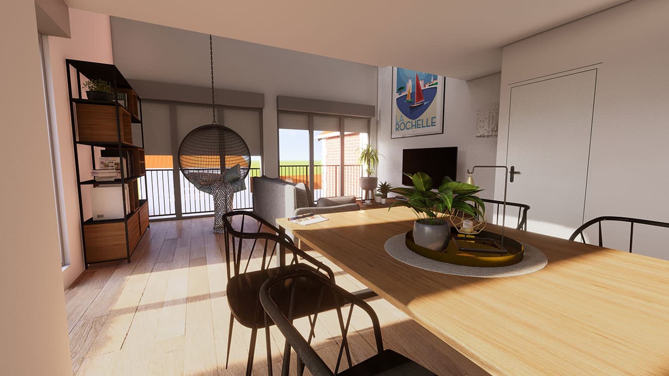 la Rochelle — Implanté dans le quartier prisé de La Genette à La Rochelle, ce projet résidentiel se distingue par ... — Miniature 12