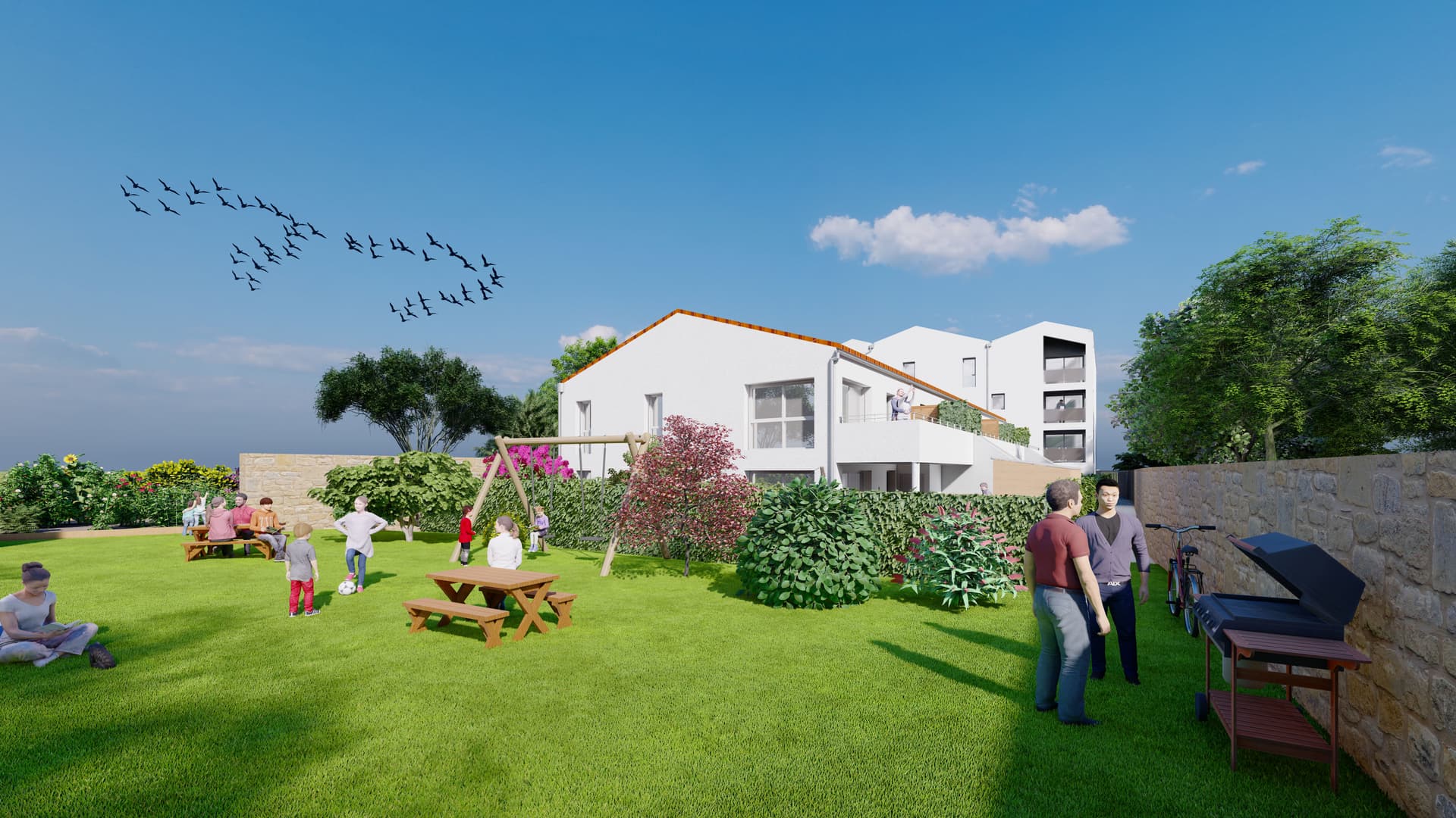 la Rochelle — Située dans le quartier paisible et dynamique de La Rossignolette à La Rochelle, cette résidence à t... — Miniature 6