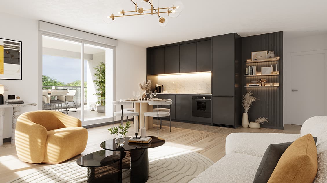 Orvault — Située aux portes de Nantes, cette nouvelle résidence s’inscrit dans un environnement particulièreme... — Miniature 4