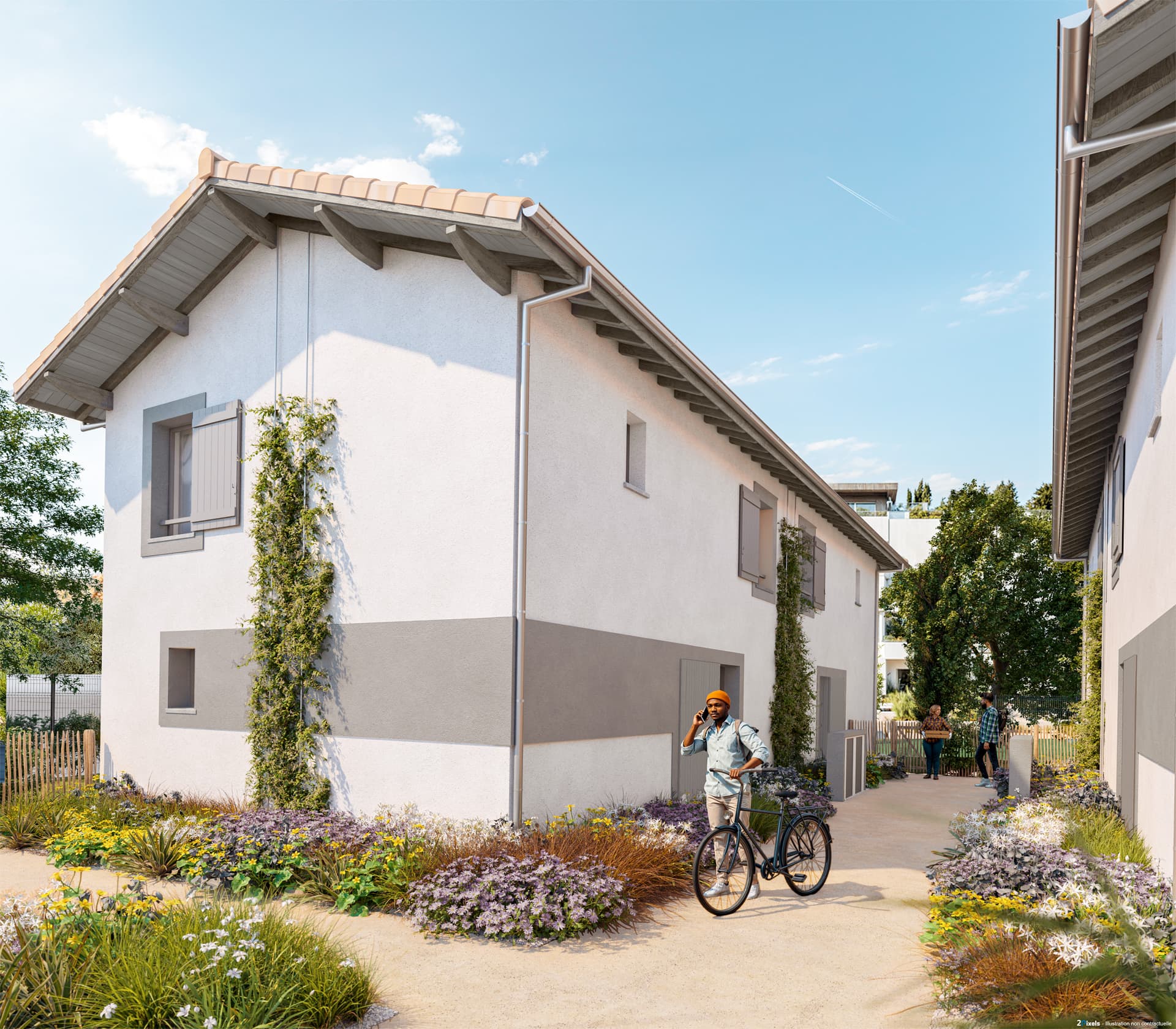 Anglet — Située à Anglet, au cœur de la côte basque, cette nouvelle résidence propose un cadre de vie privilé... — Miniature 2