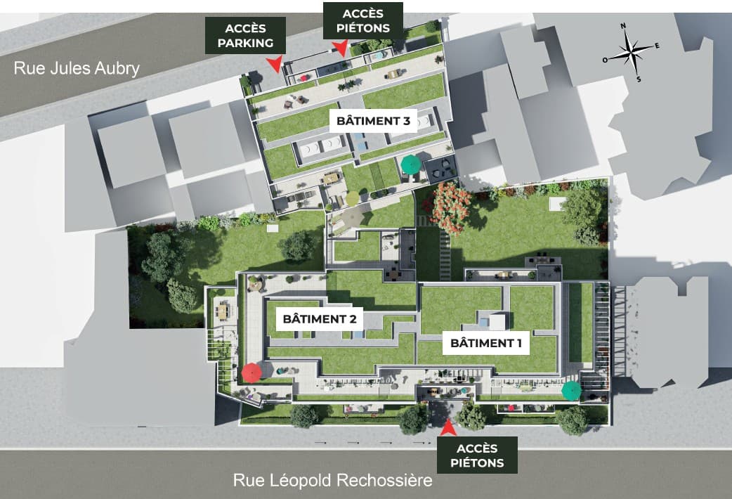 Aubervilliers — Située à Aubervilliers, cette nouvelle résidence propose une gamme d’appartements du studio au 4 piè... — Miniature 5