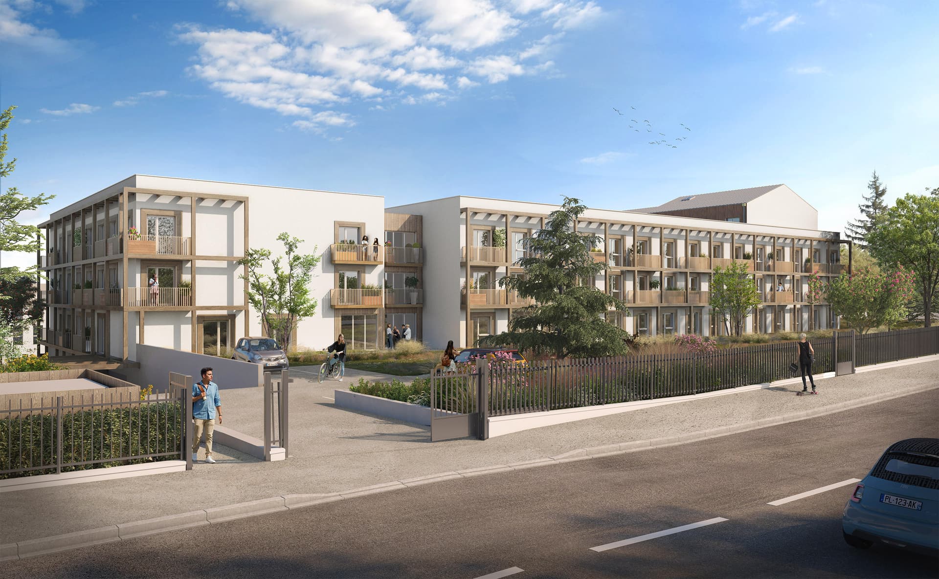 Niort — Idéalement située à Niort, cette résidence récente est conçue pour répondre aux besoins des étudiant...