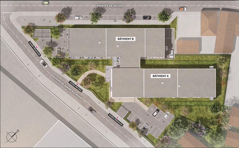 Montpellier — Située au cœur de l’écoquartier de la Restanque à Montpellier, cette nouvelle réalisation propose de... — Miniature 2