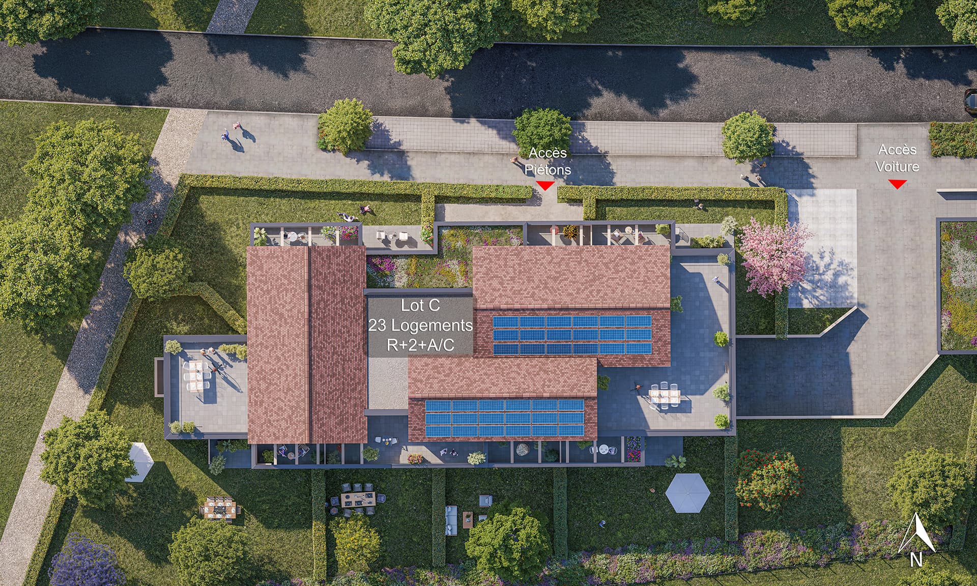 Ostwald — À Ostwald, à seulement dix minutes de Strasbourg, découvrez une résidence contemporaine nichée dans ... — Miniature 3