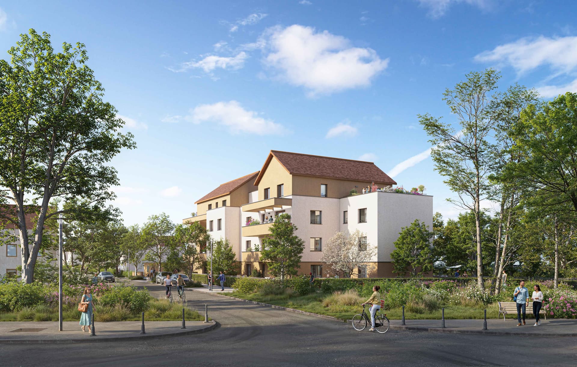 Ostwald — À Ostwald, à seulement dix minutes de Strasbourg, découvrez une résidence contemporaine nichée dans ... — Miniature 6