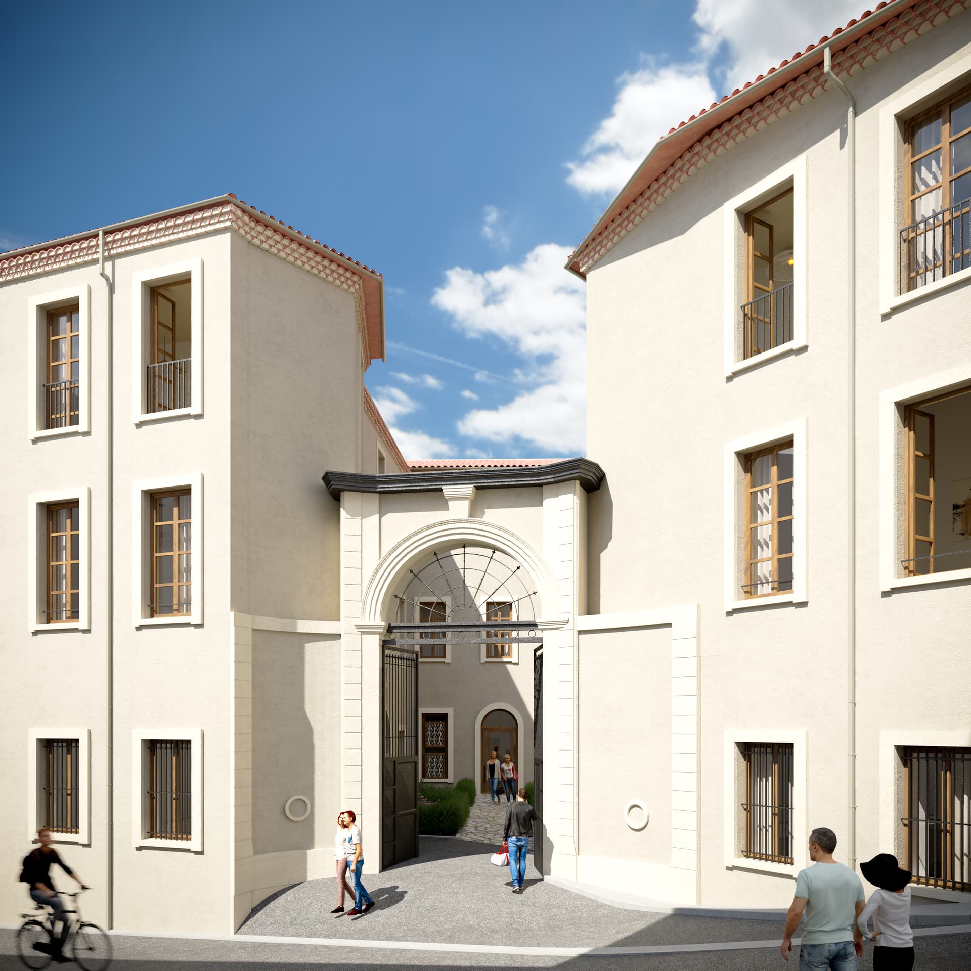 Béziers — Situé au cœur du centre historique de Béziers, cet ensemble résidentiel propose 14 appartements, du ... — Miniature 2