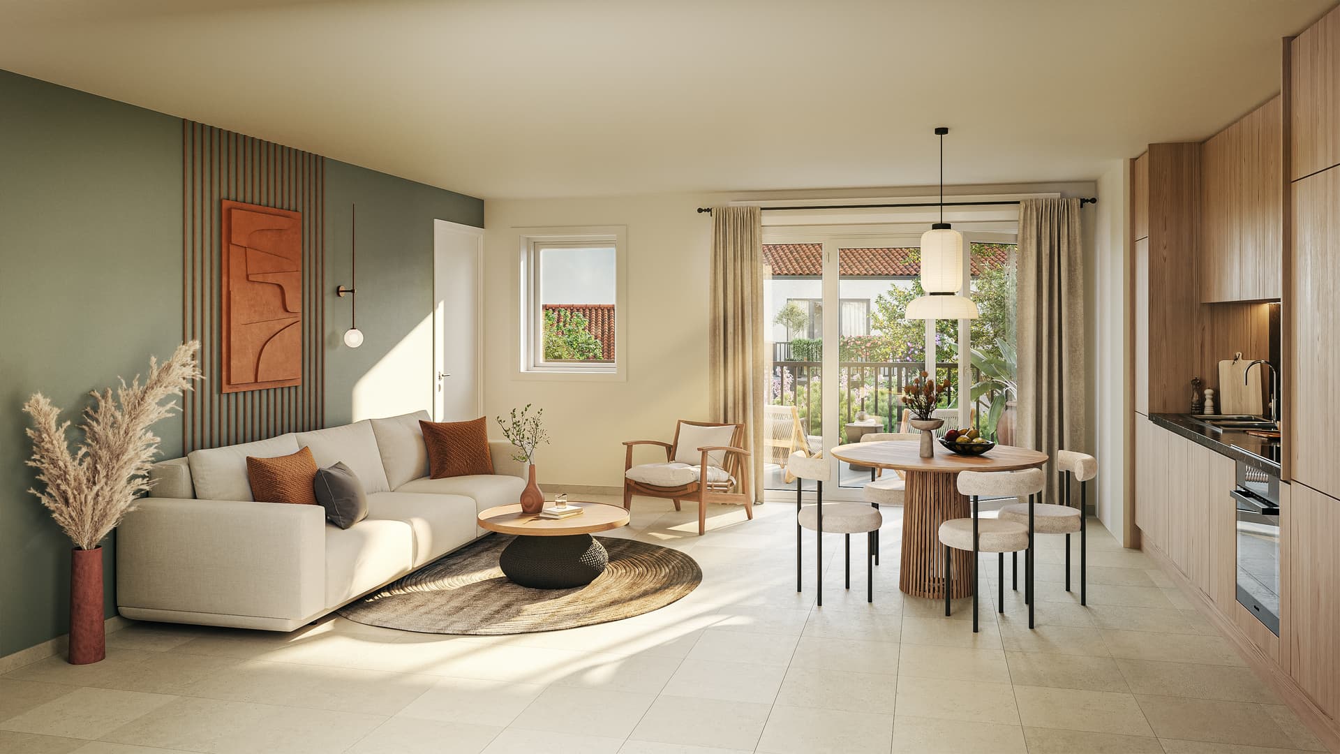 Vendargues — Située à Vendargues, cette nouvelle résidence propose un cadre de vie associant confort, modernité e... — Miniature 2