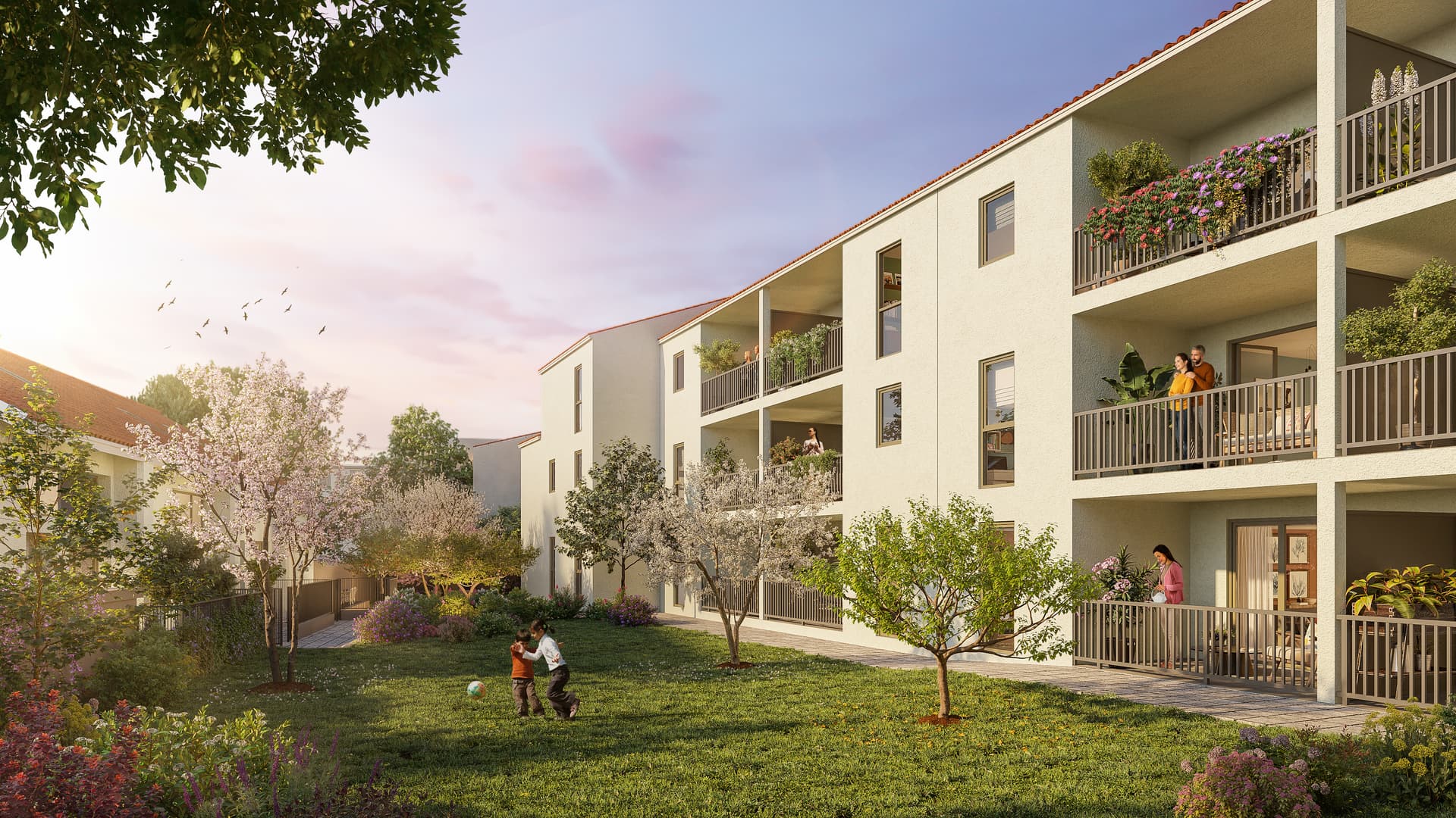 Vendargues — Située à Vendargues, cette nouvelle résidence propose un cadre de vie associant confort, modernité e... — Miniature 4